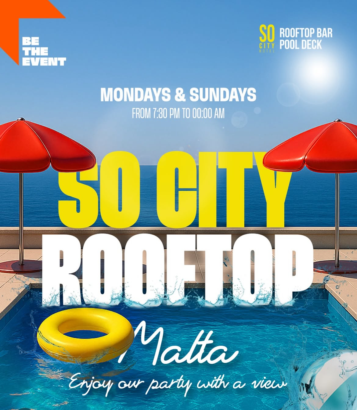 ROOFTOP POOL PARTY