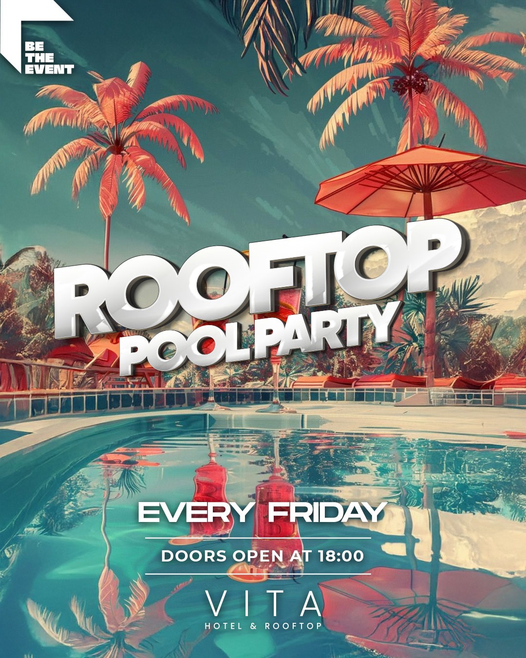 VITA ROOFTOP pool party